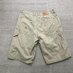 Vintage Ecko Unltd Carpenter Shorts 36 Beige 2000s Baggy